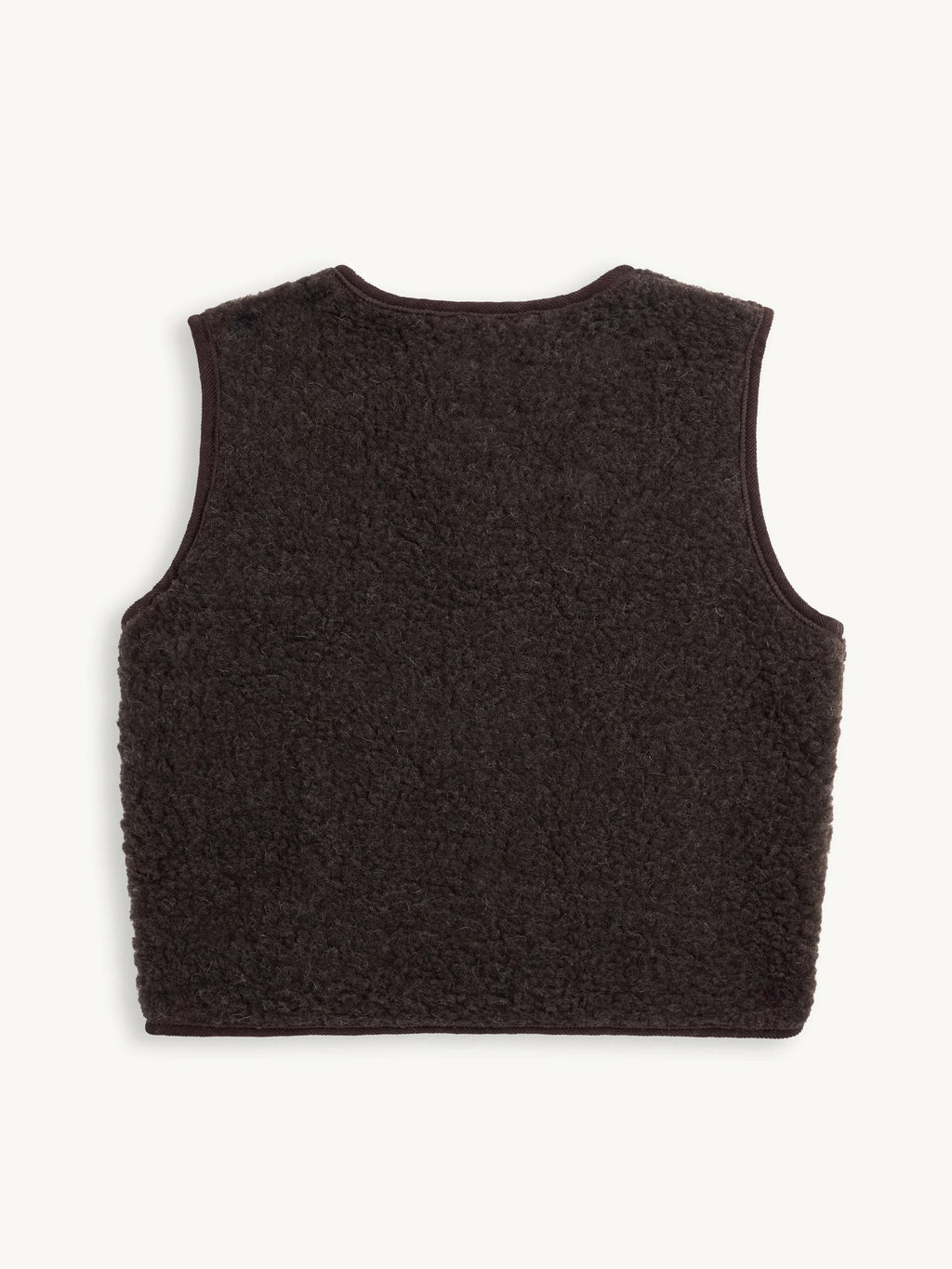 Merino Vest - Chocolate Brown